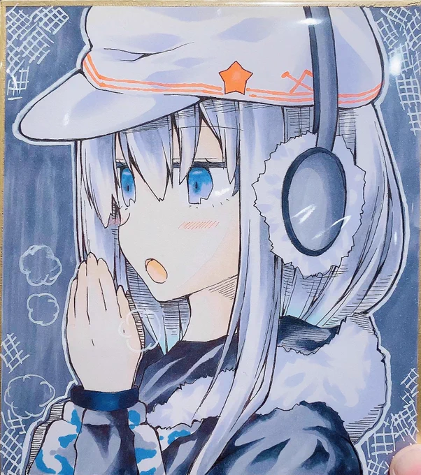 もう売れてしまってないですが、ヴェールヌイ色紙です〜ありがとうございます! 
