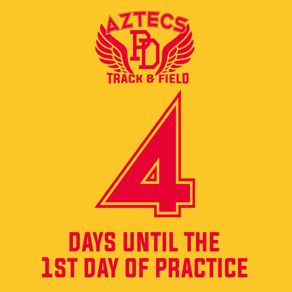 pdhstf's tweet photo. Bring a pal out for the season, there's an event for everyone! 4 days until we get this show on the road! #PDAllin #WeRunPD #RunAztecsRun https://t.co/6VUjHQ1nSK