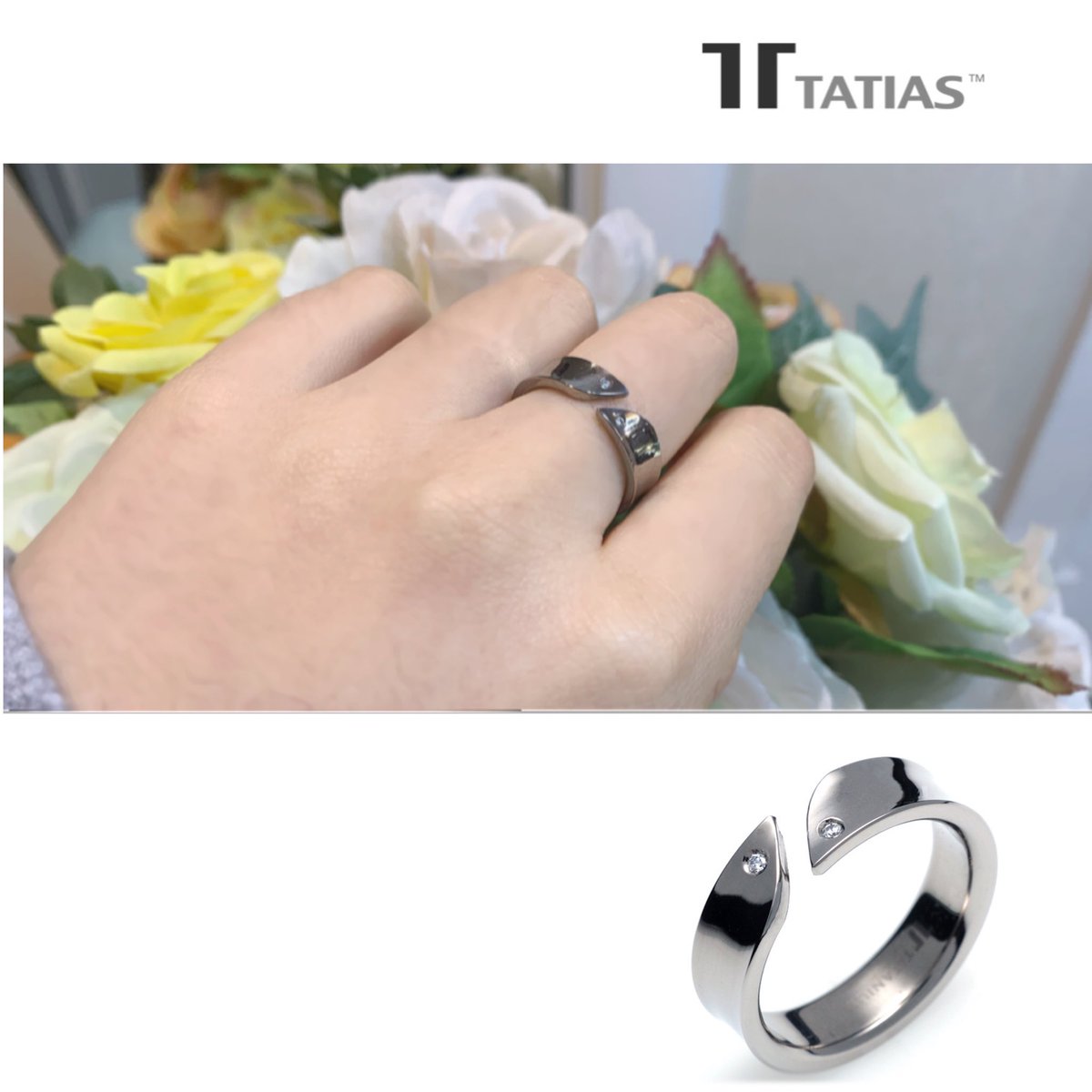 tatiasdotcom's tweet photo. Titanium Ring T-738
It is a more dynamic yet curved design with a diagonal tension in its basic style, combining a modern feel with a beautiful titanium glow.
Visit our website for more information.
https://t.co/mKRerILzOL
#TATIAS #CoupleRing #TitaniumRing #JewelerRing https://t.co/dakxWCub4P