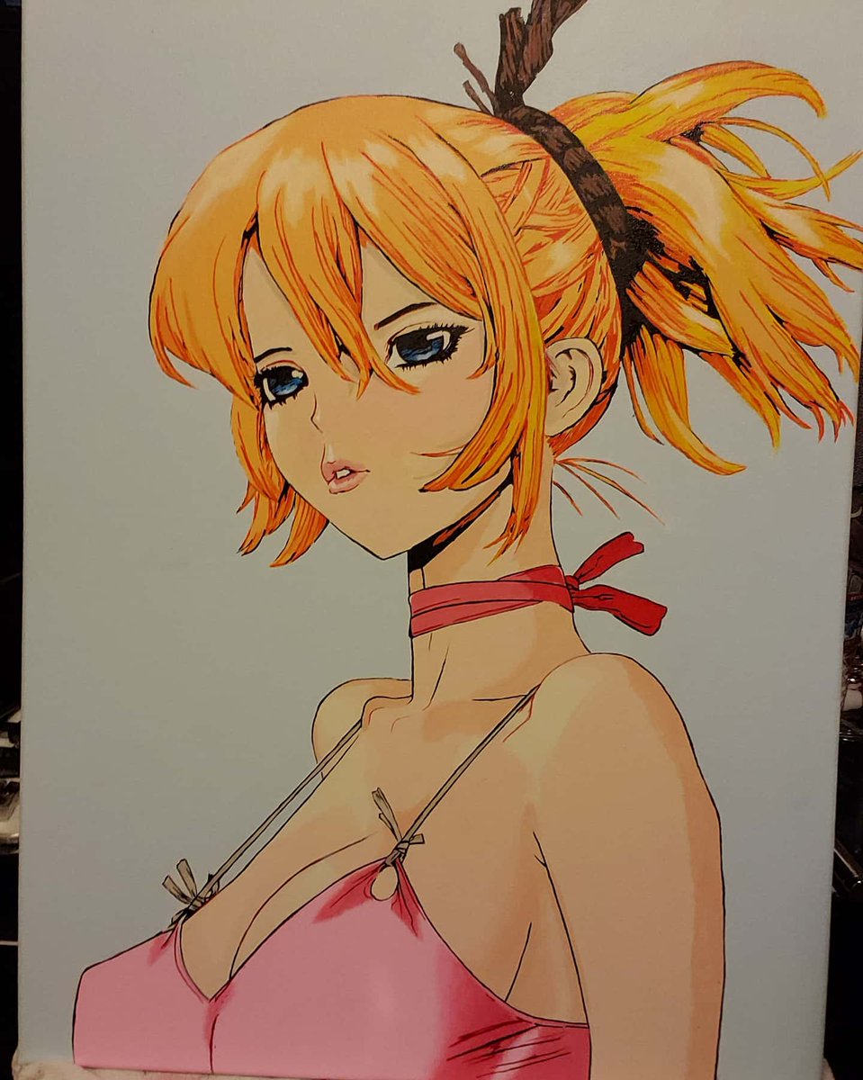 DaedLe's tweet photo. Starting 2020 great with Dr.Stones Kohaku ! @DrStone_EN #Drstone #Kohaku #freshcanvas #anime #art #paintings #2020 https://t.co/7ClDT130V5