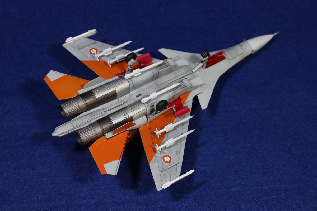 新年最初の完成機体は、1/144 SU-30SM（エースコンバット7 エルジア軍