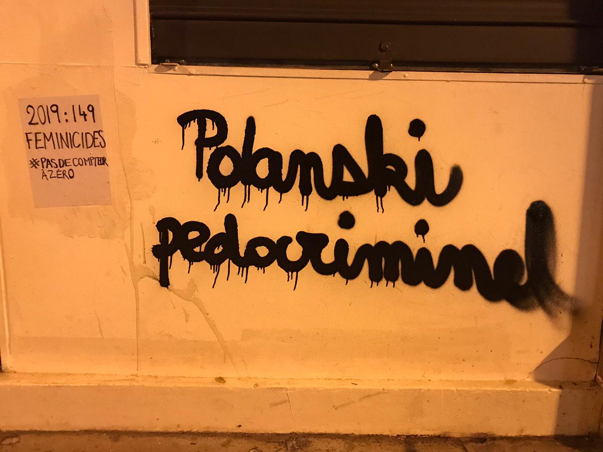 #Polanski, pedocriminel

<a href="/JaccuseP/">JaccusePolanski ✊</a> <a href="/LeCNC/">Le CNC</a> <a href="/franckriester/">Franck Riester</a> @Les_Cesar
