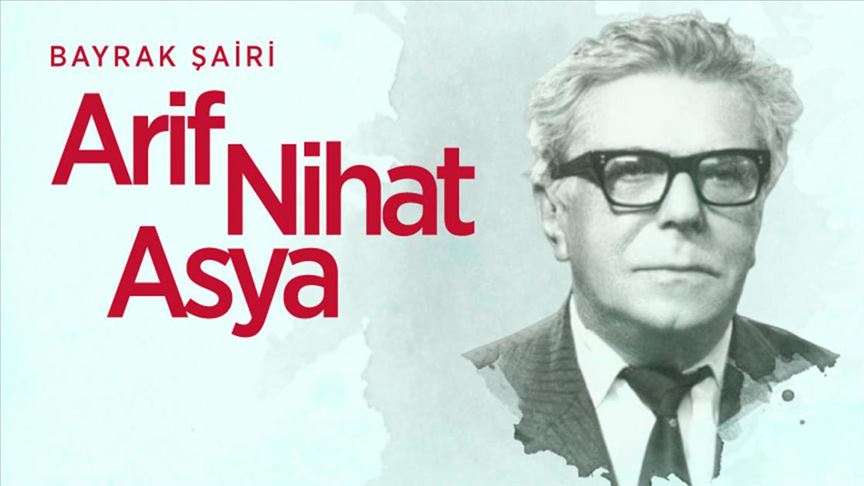 "Delikanlım! işaret aldığın gün atandan!
Yürüyeceksin! Millet yürüyecek arkandan!
Sana selâm getirdim Ulubatlı Hasan'dan!

Sen ki burçlara bayrak olacak kumaştasın;
Fâtih'in İstanbul'u fethettiği yaştasın!"

Arif Nihat Asya