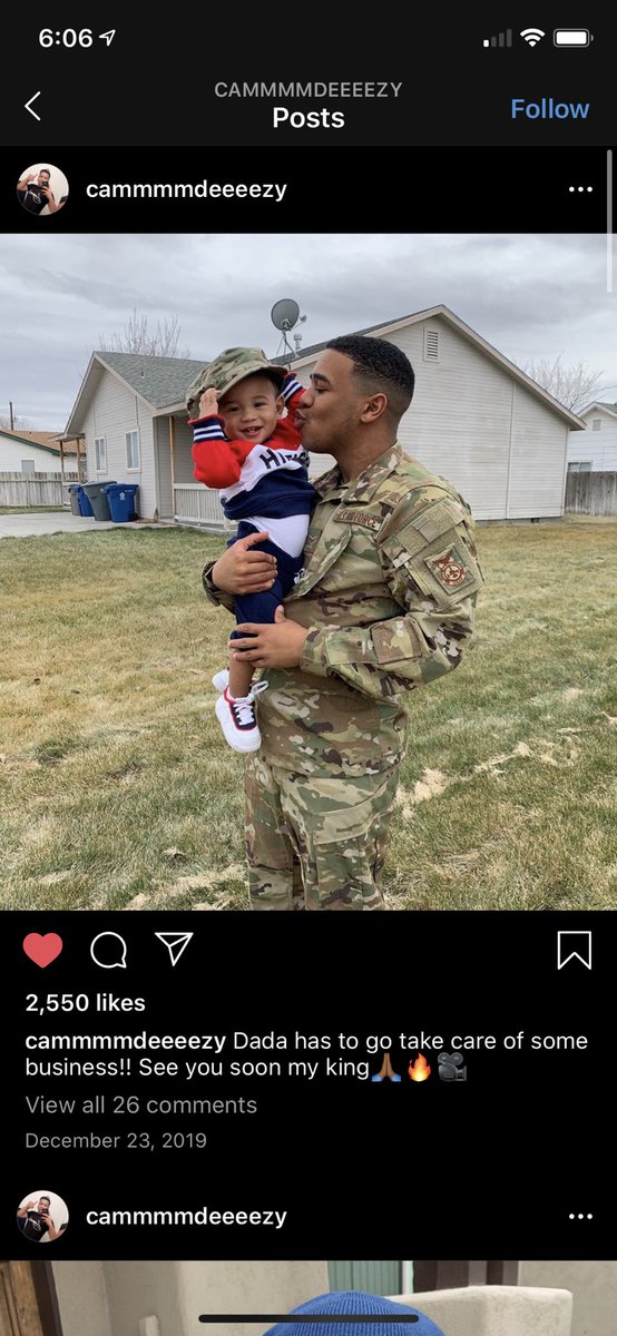 Prayers to my lil bro @CammDeezy my “clone” who is based in Africa rn 🙏🏾😔 , God is with you and I know you will make it home to your little one 💕✊🏾