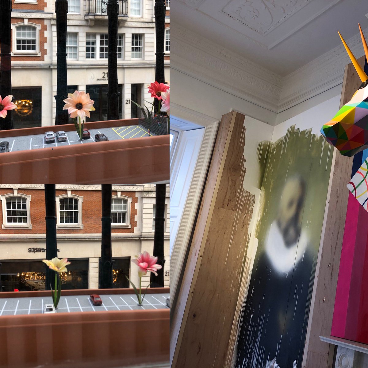 The current Watch This Space #art exhibition at <a href="/Lazinc_/">Lazinc</a> in #Mayfair #London is wonderful - so much colour and vibrancy and an added bonus seeing some of my favourite social media accounts in real life. Plus a great video showing how the exhibition space has been put together ❤️