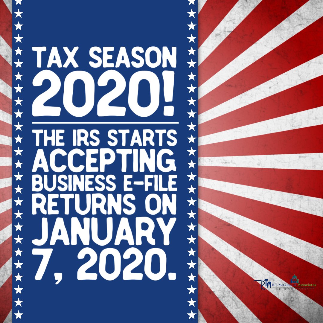 RTMcCalpinCPA's tweet photo. #IRS #CPA #Taxseason https://t.co/XJCN0oUWt3 https://t.co/A2ykRInQyt