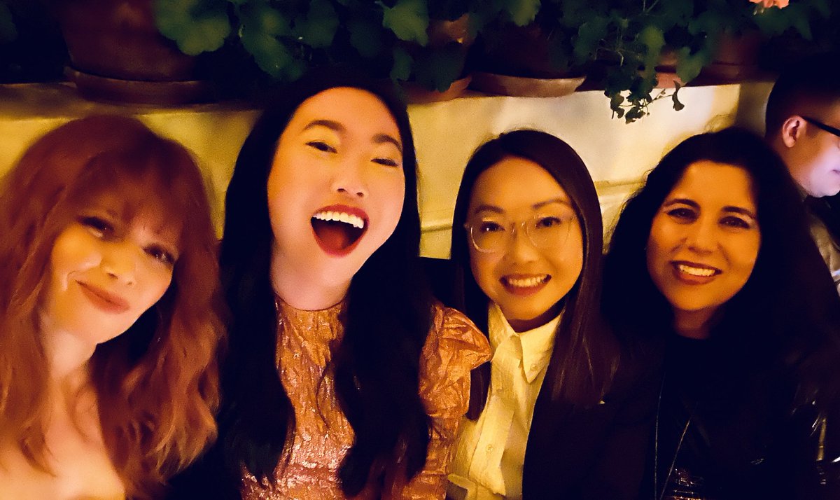 Doppelgängers x hotshot directors ⁦@thumbelulu⁩ ⁦<a href="/NishaGanatra/">Nisha Ganatra</a>⁩. 
I♥️⁦you <a href="/awkwafina/">life</a>⁩.  Bring that baby home. ⁦<a href="/thefarewell/">The Farewell</a>⁩ ⁦<a href="/LateNightMovie/">Late Night Movie</a>⁩ ⁦<a href="/VanityFair/">VANITY FAIR</a>⁩