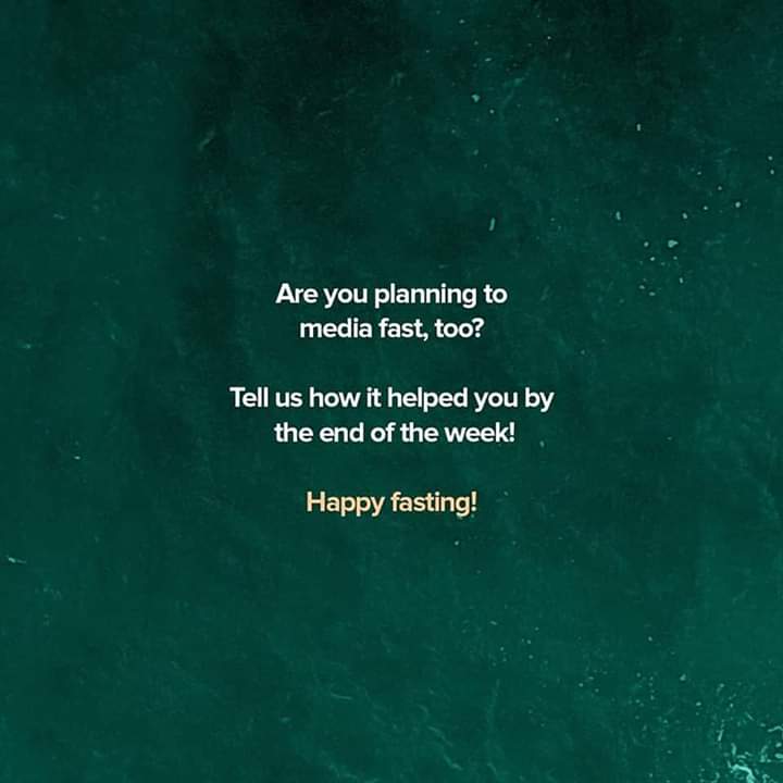 VictoryDipolog's tweet photo. What is media fasting? Is it something you should consider doing too? 🙂

#ENFast2020 https://t.co/FSTq4cTfuJ