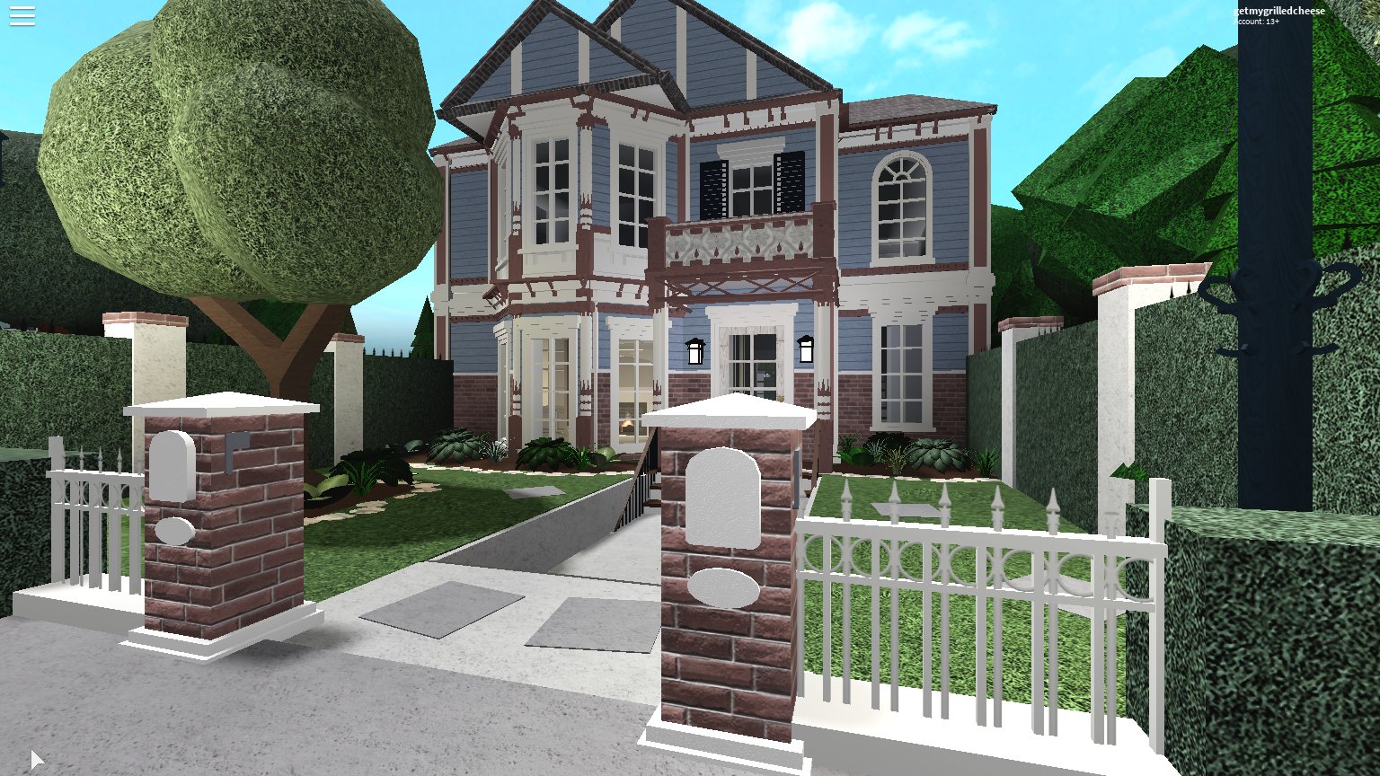 Roblox Bloxburg - ( Exterior ) Victorian Valentines Two-Story House  All  videos that you can watch on my channel are Originals I intended to create,  any video copied to my channel