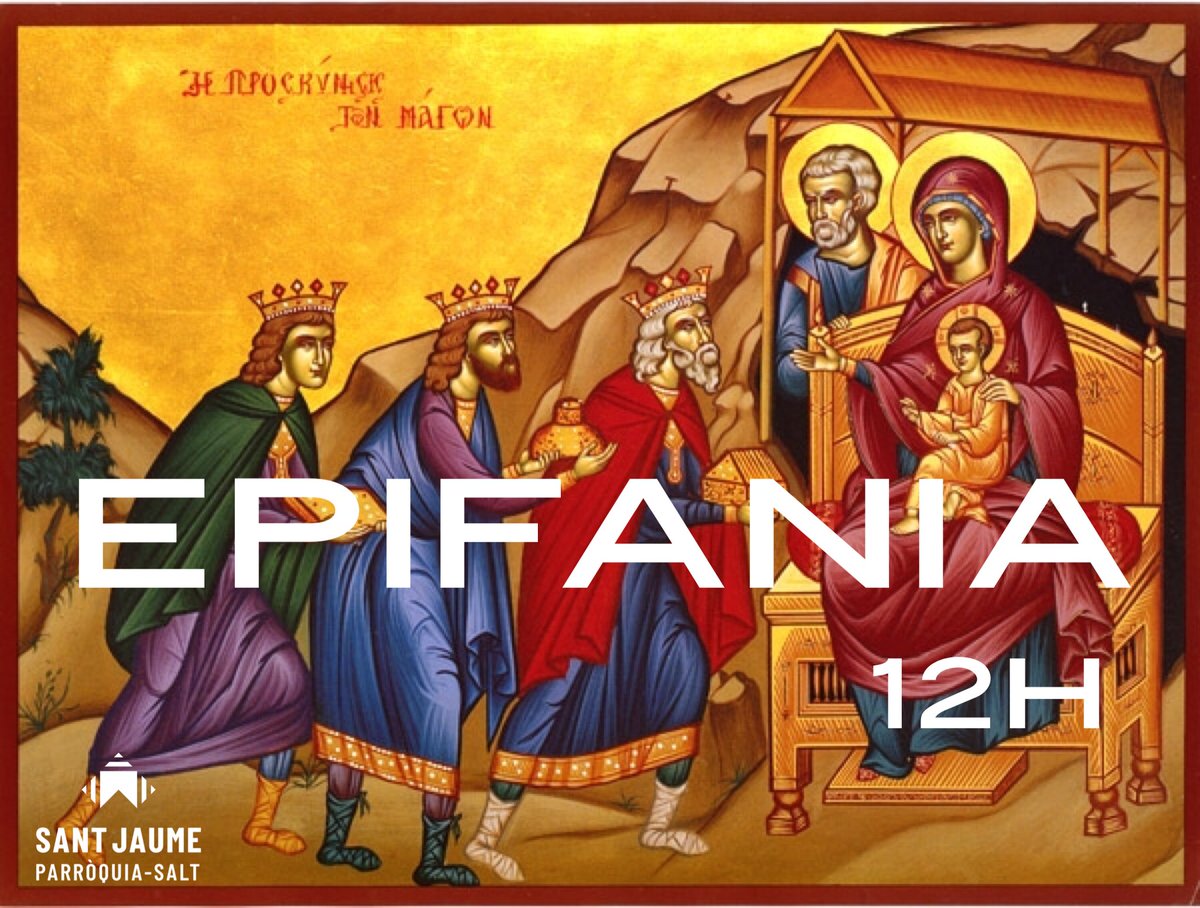 santjaumedesalt's tweet photo. Avui arriben els tres reis però demà celebrarem la seva festa a la parròquia a les 12 del migdia! Vine a adorar-lo! #epifania #3reis #veniteadoremus https://t.co/bHSUYGrpFv