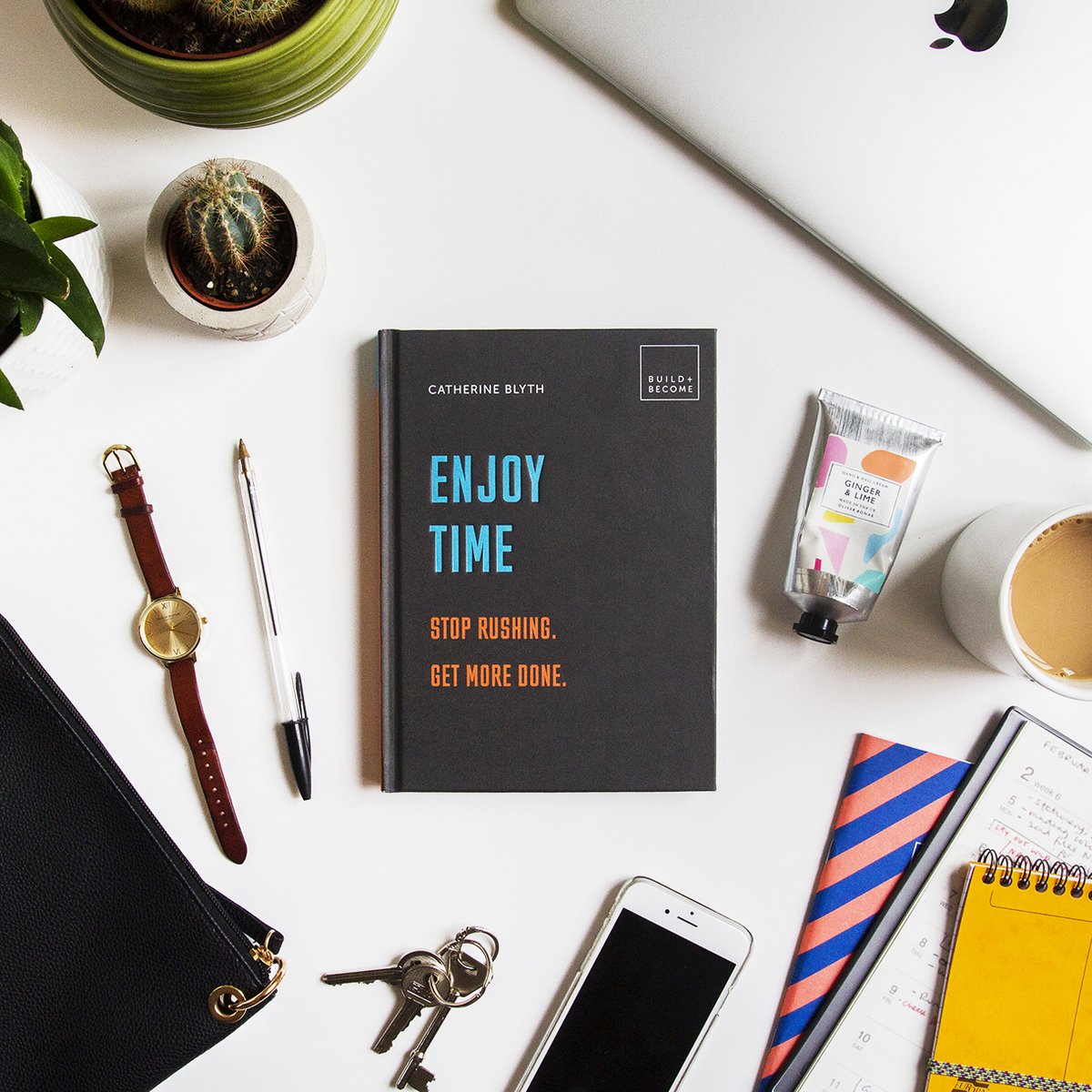 Stop rushing. Get more done. That's our mantra for the New Year! Sounds impossible doesn't it, but luckily we have some expert advice from Catherine Blyth in her book Enjoy Time to teach us the secrets! 
amzn.to/2J1zi56