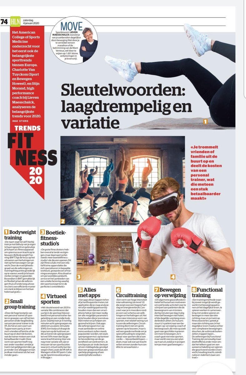 CVanTuyckom's tweet image. Ik bekeek voor @HLN_BE een aantal sporttrends voor het komende jaar. Kom dus maar op met die #goedevoornemens2020 🤗🤗