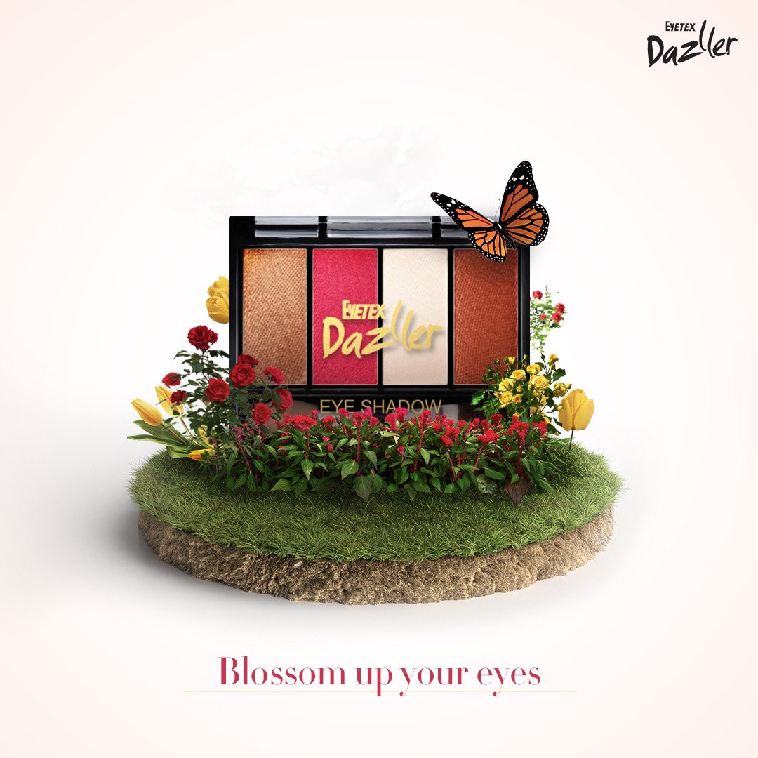 dazllerindia's tweet photo. What do colourful flowers and Dazller Eyeshadows have in common? All beautiful creatures are attracted to it. Comment below if you are too!
#Dazller #EyetexDazller #DazllerCosmetics #DazllerWomen #DazllerEyeshadow #Eyeshadow #Makeup #EyetexDazllerCosmetics #BeautifulYou https://t.co/QbteCVod3G