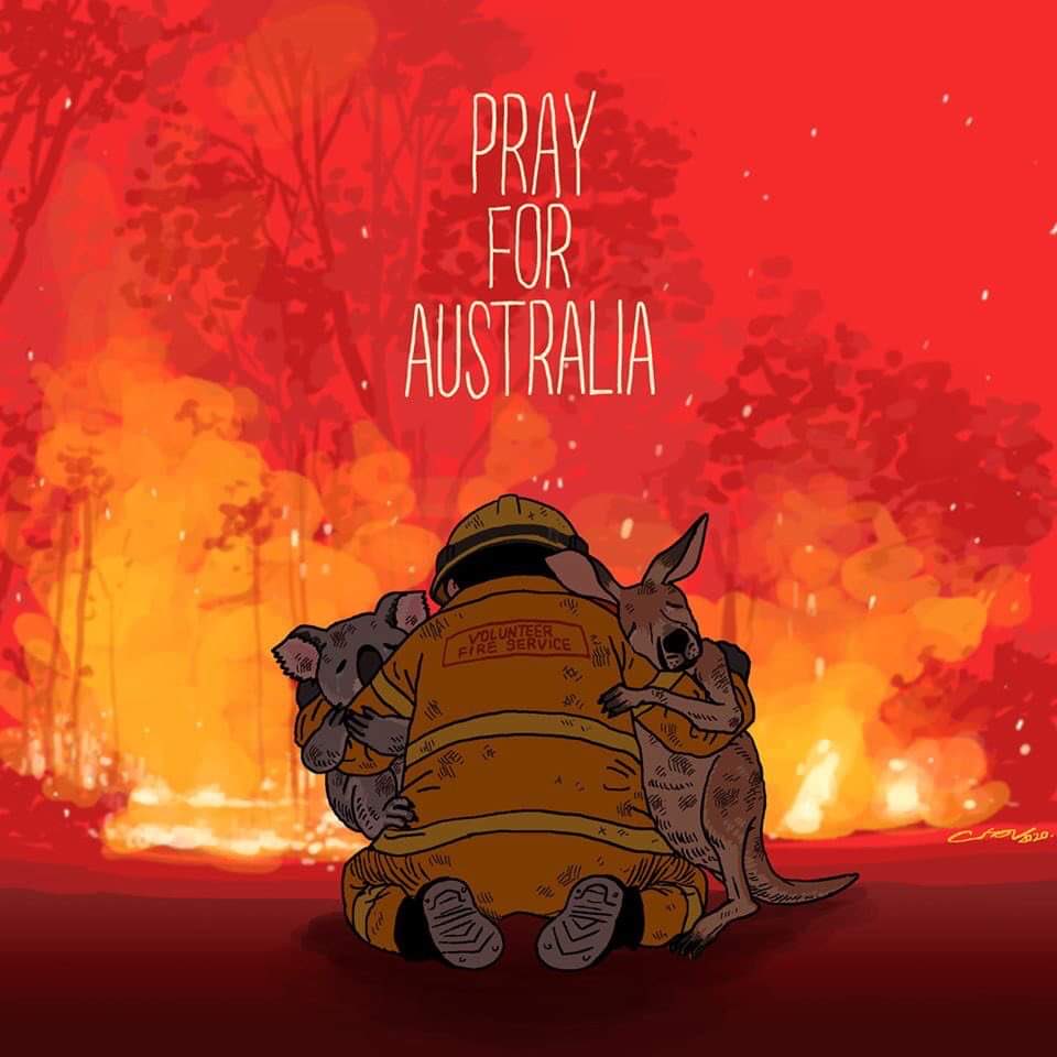 sanjheev10's tweet photo. #PrayForAustralia #AustralianBushfire https://t.co/DtQuTDen9a