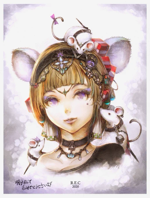 年賀ネズミ3銃士
今年も頑張ります。 