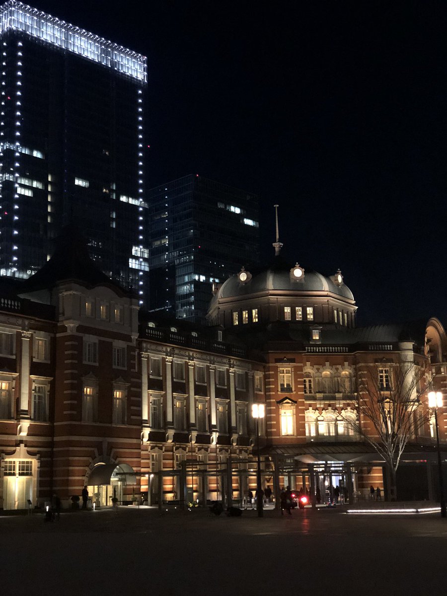 夜の東京駅 夜の東京駅