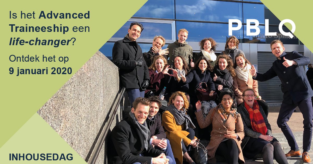 Marnix vond zijn droombaan na het volgen van het Advanced Traineeship bij PBLQ. Wil jij dat ook? Kom 9 januari naar onze Inhousedag en maak kennis met ons, het traineeship en jouw toekomst pblq.nl/traineeship/tr… 
#traineeship  #inhouse #jouwspringplanknaarjedroombaan