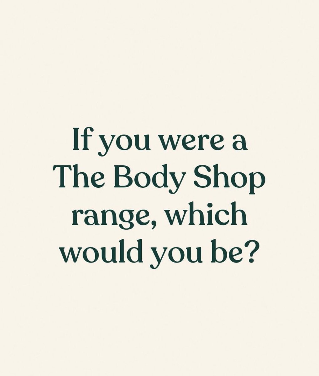 If you were a The Body Shop range, which would you be? Carrot 🥕, mango 🥭, or maybe you’re more of a coconut 🥥? Tell us in the comments 😍