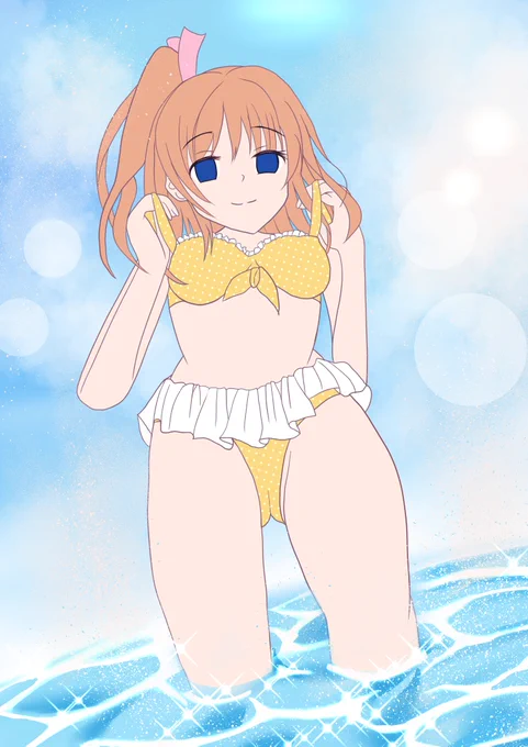 今日は水着の女の子を描いてました😍
頑張って完成させるぞ 