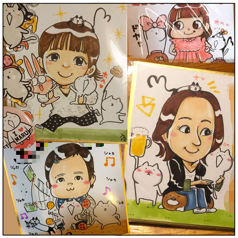@hara_yasuhiro グッズの他に、以前横浜でもしたミニ色紙に描く似顔絵も行います!
日時:11.12.13日
時間:30分
値段:3000円(+税) 
 2020年1月初っ端のイベント!
是非是非お待ちしておりますー♫ 