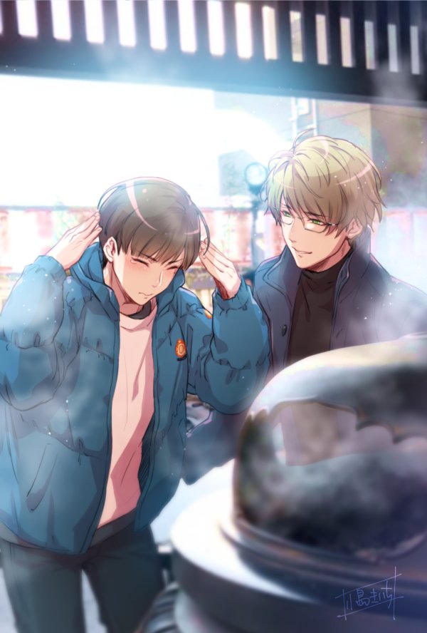 ごあいさつが遅くなりましたが、あらためまして今年もよろしくお願い致します🐭

初恋シグナルのクラウドファンディングが目標を達成しました🎉🎊
ご支援いただいた皆様ありがとうございました！

イラストは初恋シグナルのしの&amp;あすかとアラタ&amp;南先生です🥰