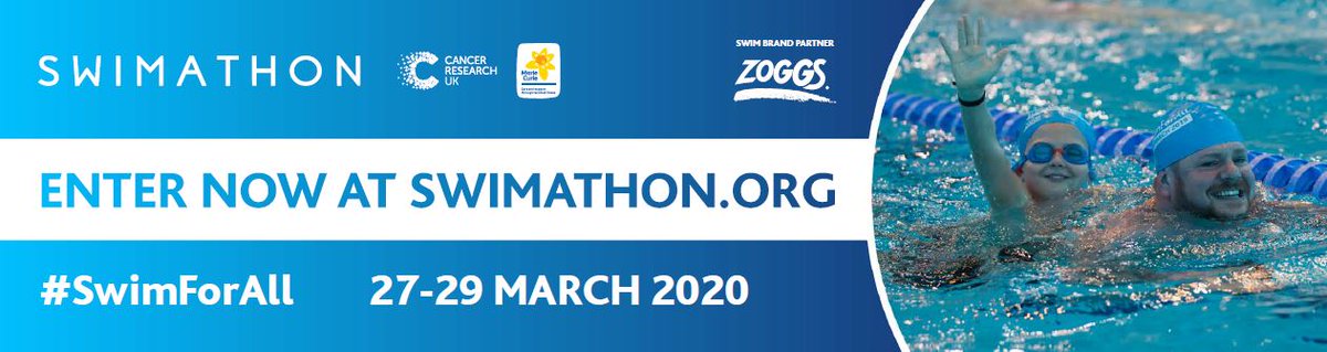CRUKShops's tweet image. Join a #SwimForAll and raise money for @CR_UK and @mariecurieuk this March. Enter now at swimathon.org 🏊‍♀️