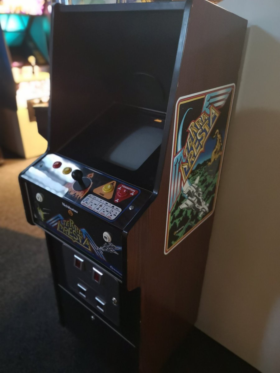 2nd Arcade of the weekend was the Fantastic <a href="/RetroDomeUK/">Retrodome</a> Barnsley. Large space, great layout with older and newer (90s/00s) games. Great day out for families. Couple of notable cabs include Outrun DX, a lovely Phoenix and Terra Cresta Cabaret. #ArcadeAlley #ArcadeTour