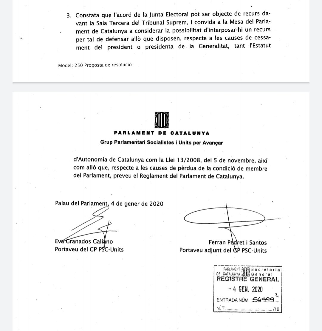 Noemi_delaCalle's tweet photo. Ayer el partido socialista pidió en el Parlament de Cataluña que con el dinero y los recursos de TODOS los catalanes se financie el recurso ante el Tribunal Supremo para intentar evitar la inhabilitación del exPresident Torra. Y ésto es solo el principio... https://t.co/NqrXjMkXRF