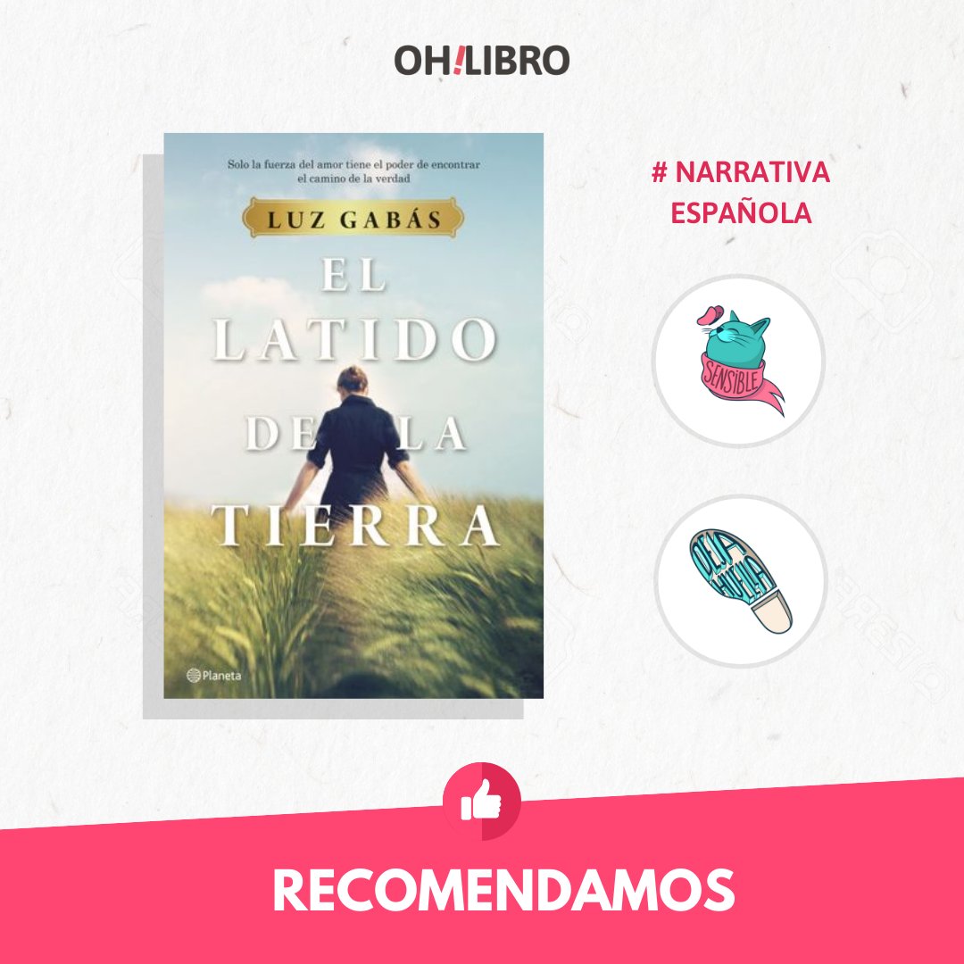 OhLibro's tweet image. 📌 Hoy recomendamos la lectura de "El latido de la tierra" de Luz Gabás.

📚 La autora construye de manera magistral una bella historia de pasión, intriga y sentimientos encontrados. Cuando el amor es verdadero, simplemente se escucha al corazón.

➡️ bit.ly/latido-tierra