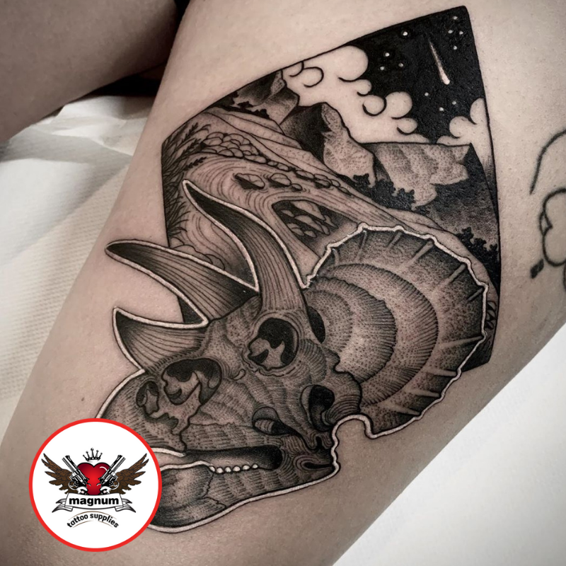 30 Incredible Triceratops Tattoo Design Ideas and Meanings For 2022