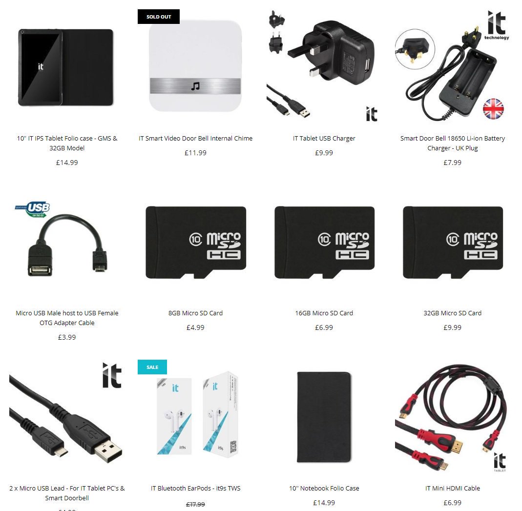IT_TechUK's tweet photo. Do you make the most of your gadgets? Check out our range of accessories for all our products. 

#Android #tablet #PC #charger #case #tech #hdmi #doorbell #screenprotector #smartdevice

https://t.co/0DGlulbFO0 https://t.co/lS8UYeyoL0