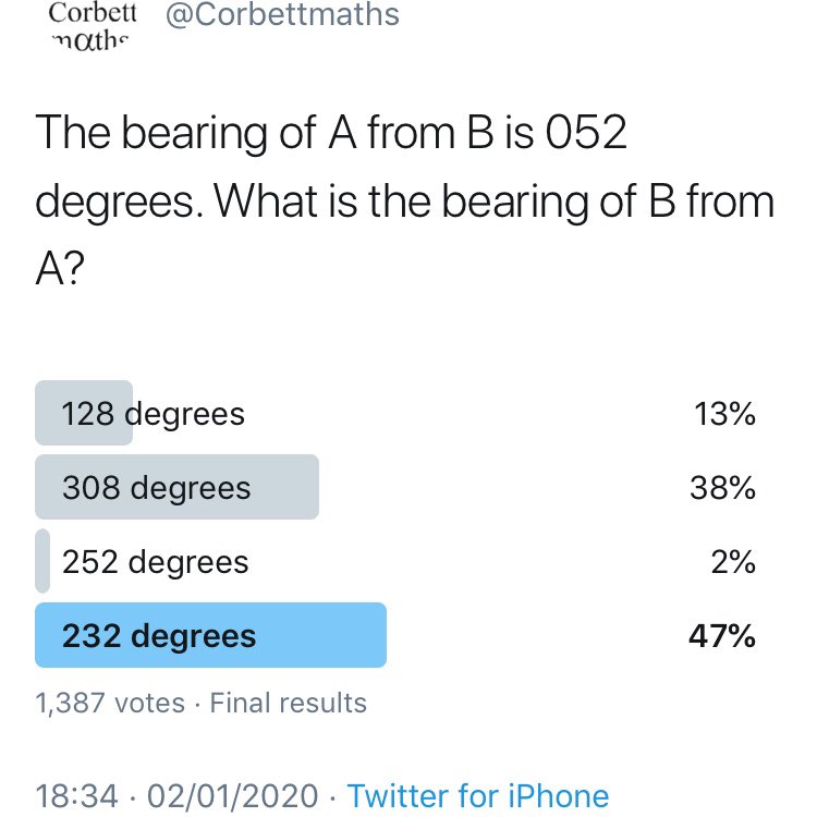 Corbettmaths on Twitter "Back Bearings Video if you found the recent