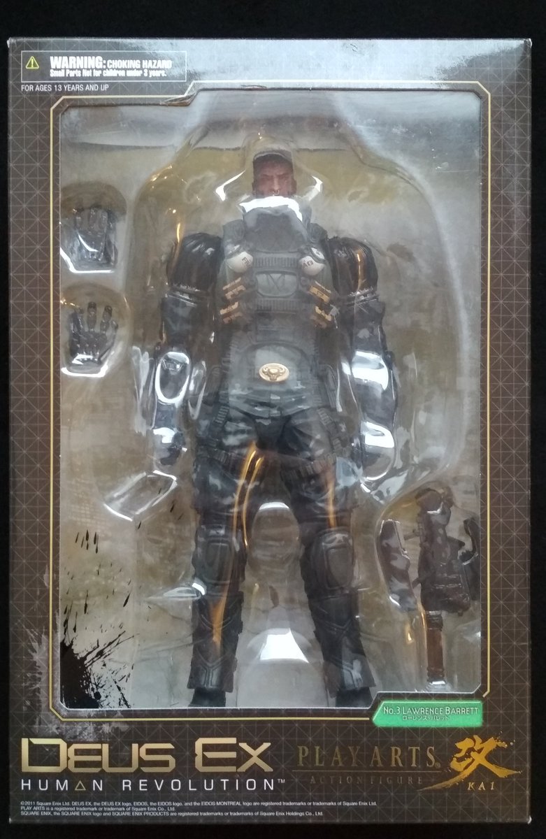 Marred_Works's tweet photo. #DeusExHumanRevolution #PlayArtsKai #actionfigur #figurine #LawrenceBarrett wie neu, €15 +vers. Versand #sale #merch #rtpls https://t.co/i7thjTSjJn
