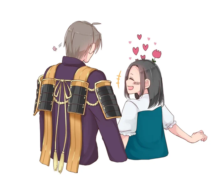 #1月になったのでフォロワーさんに自己紹介しようぜ

長谷部くんとへしさにがとても好きです!!!😊 頭からチューリップ🌷生えてるうちの審神者ちゃんも宜しくお願いします💕💕💕 