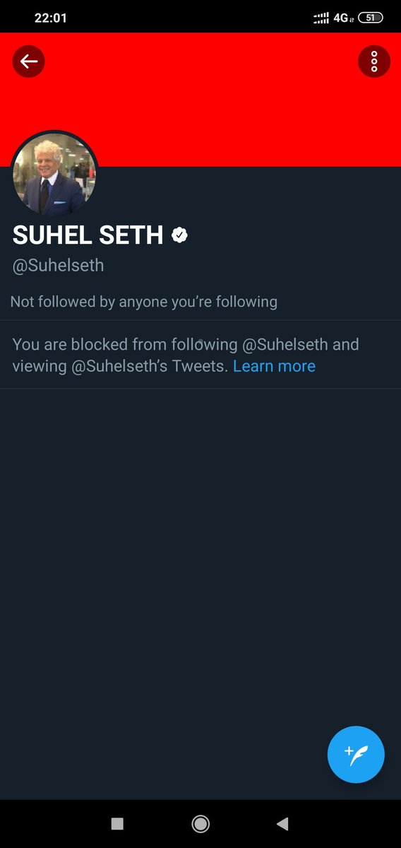 I don't even know what I did to upset this one so much that I got blocked. I don't think I ever even interacted with him... #AchievementUnlocked