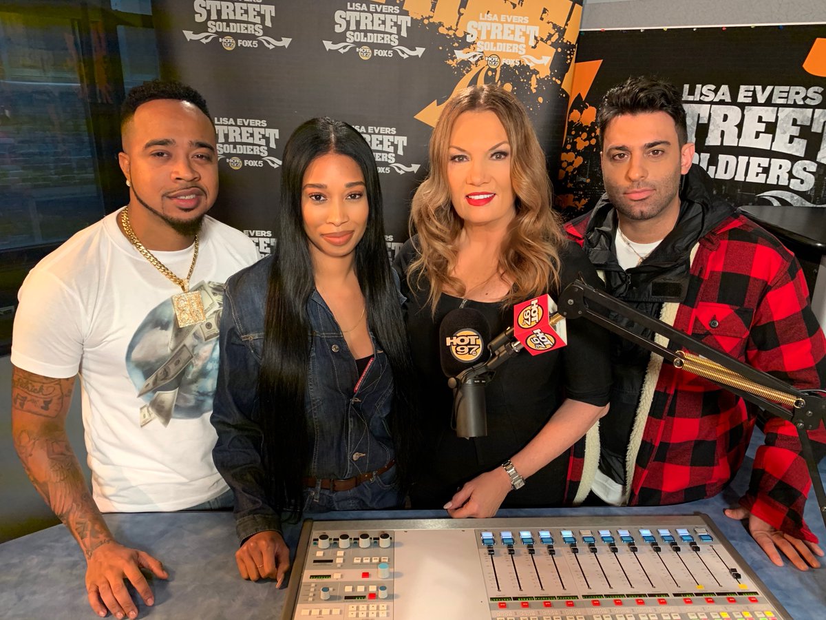 LisaEvers's tweet photo. Coming up at 6a! #lisaevers #streetsoldiers “Sneaker Explosion” with @djyoungchow @hot97 @velisssavaughn @dsquared2 @JLaPuma #sneakershopping @complex #hot97 & live stream worldwide on free HOT97 app & https://t.co/HOpFrND9NV @djmikemedium @Street_soldiers https://t.co/nKvrCsWuLK