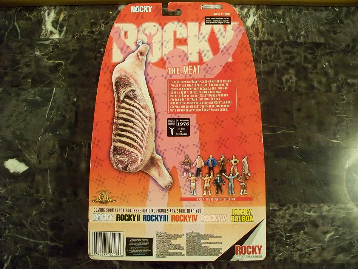 rocky meat action figure