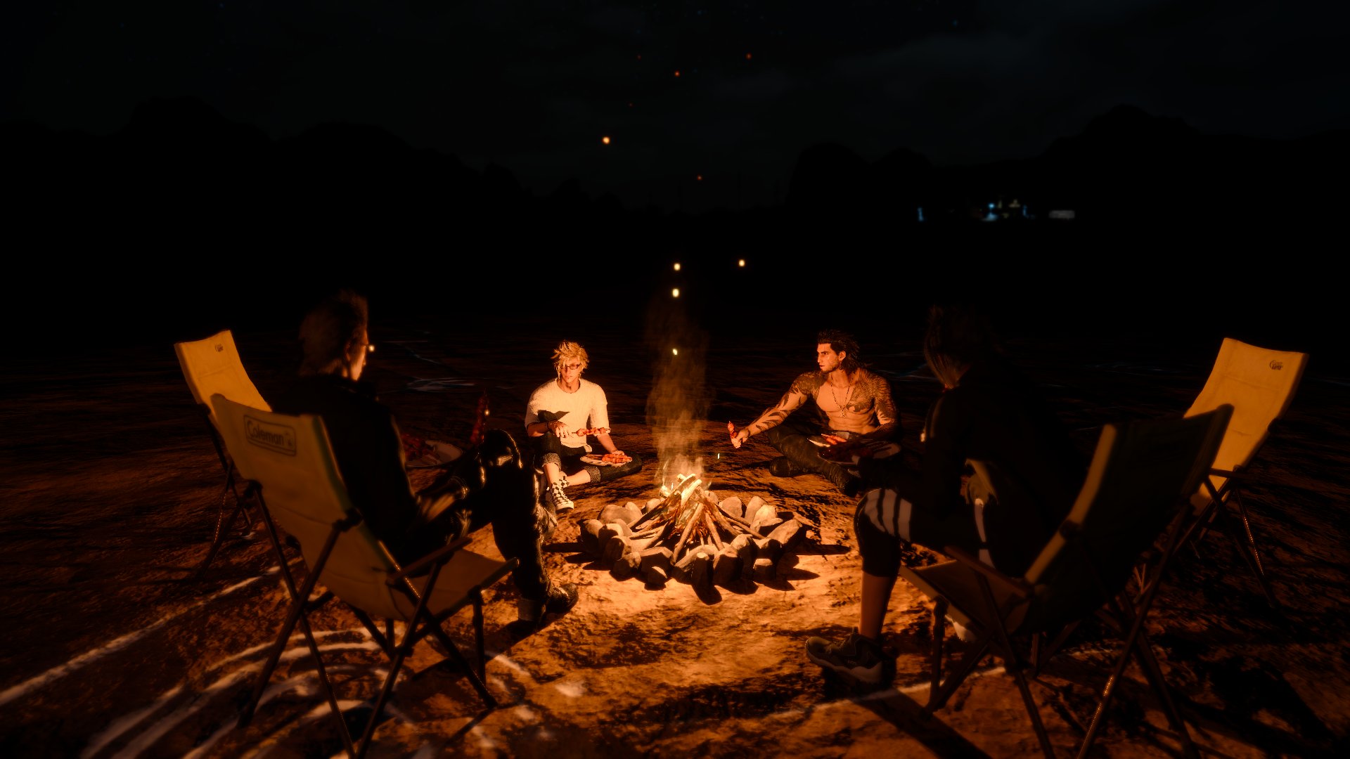 Luke En Twitter キャンプ好き グラディオがシャキーンってなる肉作ってもらいました よし 今日は早めに 落ちよう おやすみなさーい W ﾉ Ffxv Ff15 Windowsedition Mod Ignis Iggy イグニス Noctis ノクト ノクティス Prompto プロンプト