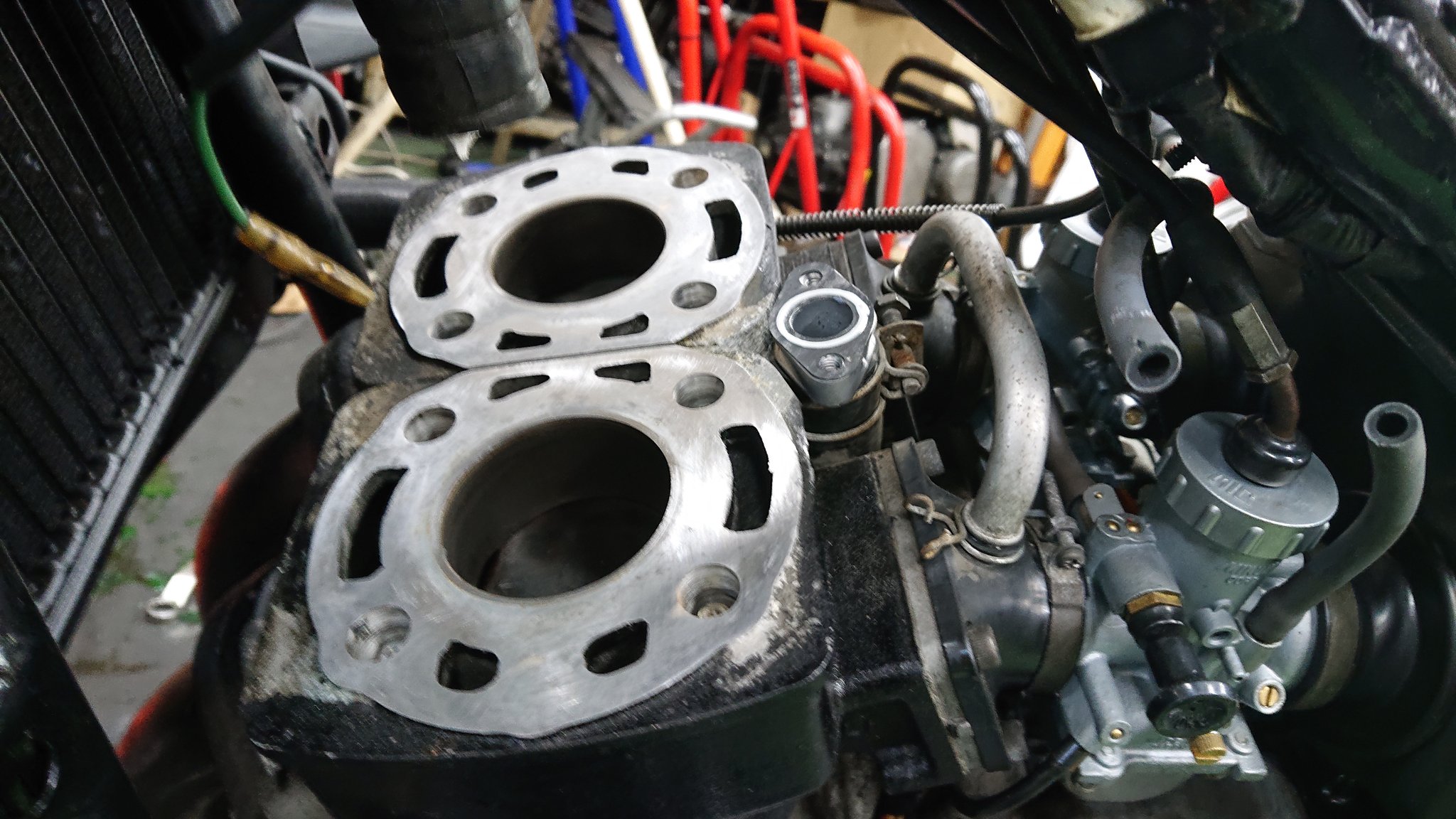 RZ250 シリンダーヘッド（rz250帰って来た！愛しのシリンダー【前編 