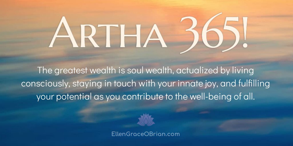 Yogacharya_live's tweet image. Artha 365! guides you day by day through an immersive yearlong experience of thriving. The course is carefully designed for newcomers as well as experienced spiritual practitioners. The only requirement is your own engagement!

Visit tinyurl.com/Artha365 today!
