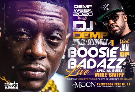 DJDEMP's tweet photo. #BOOSIE Performing Live #DEMPWeek23 Wed Jan 8th
Get Tickets at https://t.co/njan5rqeHr https://t.co/EJURtsHWYM