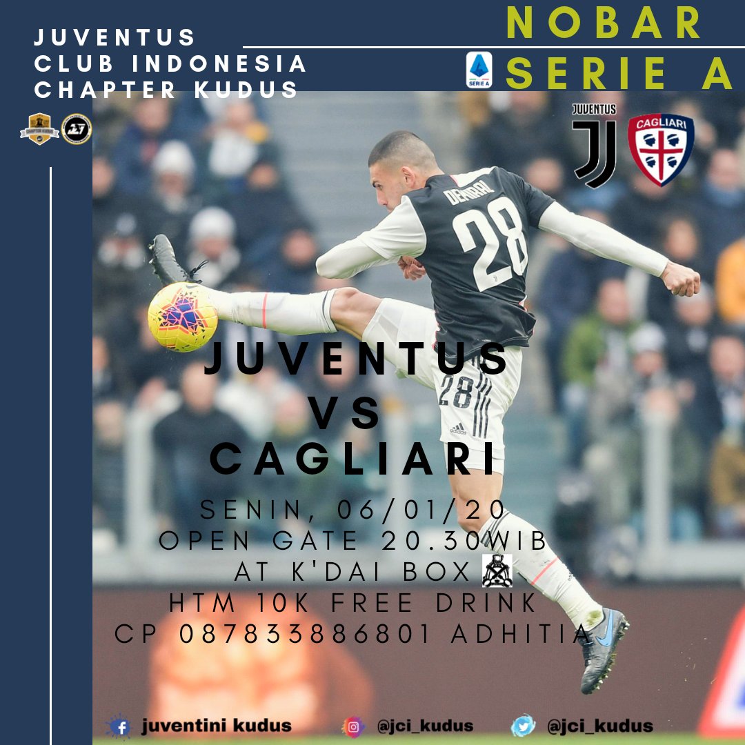 Info nobar besok gaes!
#JuveCagliari