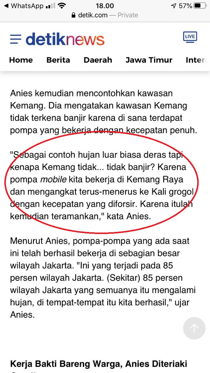 On Twitter Ini Video Banjir Di Daerah Kemang Pada Tgl