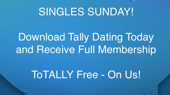 Tally Dating tweet media