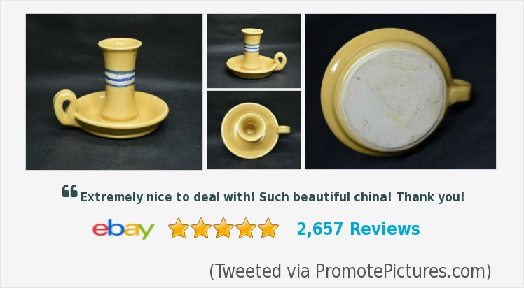 kerrberry77's tweet photo. #SampsonPottery #YellowWare Candle Holder Blue White Striped Westminster Mass. | eBay #candleholder 
https://t.co/HcwU9Mf2QN
(Tweeted via https://t.co/MeD6Intbwd) https://t.co/mXqpOkk3RY
