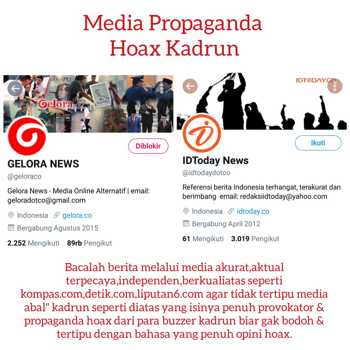 lidanfdiah's tweet photo. Nyari sumber kok dari media abal" propaganda hoax sih drun,pantesan aja dungu sering dikibulin media abal"nya ternyata 😆😆😆#4niesDatangIndonesiaSenang 
#gubernurterbodoh 
#kadrunsalahkiblat 
#politikagama 
#AniesMundurlah 
# https://t.co/T3wXpt4DBW