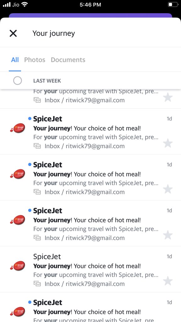 ritwick2708's tweet photo. @flyspicejet Hi Spicejet Team, I have already travelled but still getting unnecessary mails about pre book of meals.. its really annoying, daily 10 to 15 mails i am receiving . PNR number I7Z9GV https://t.co/Rsn7XrrEKa