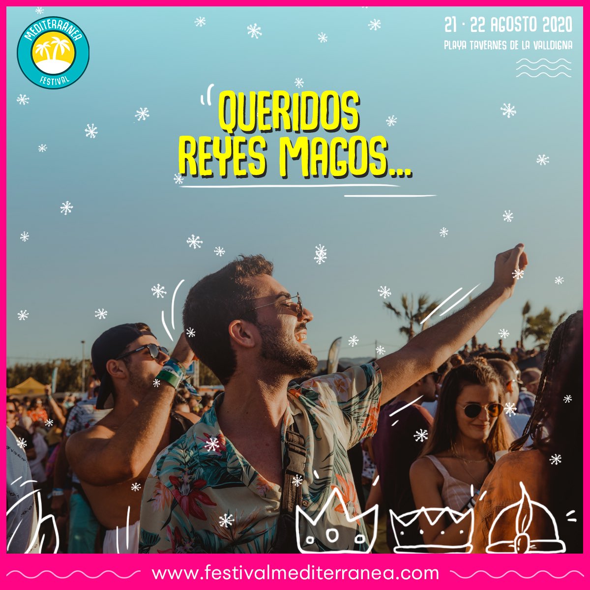 ...quiero la entrada para el #Mediterránea2020 👑👑👑 >> festivalmediterranea.com.