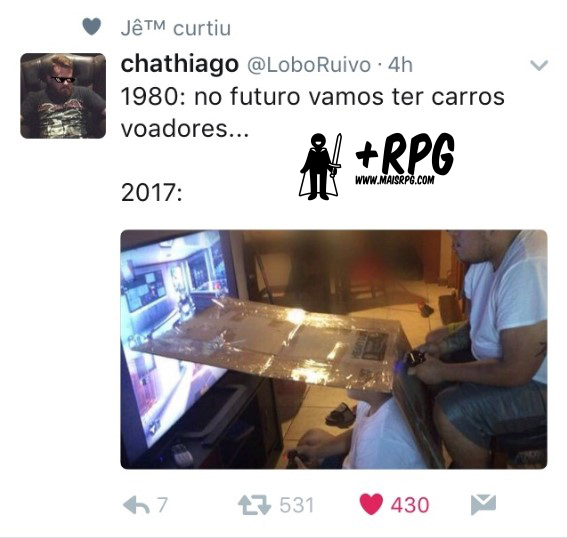 mais_rpg's tweet photo. Voces nunca estao satisfeitos com a tecnologia também https://t.co/fe4SBE0OH1