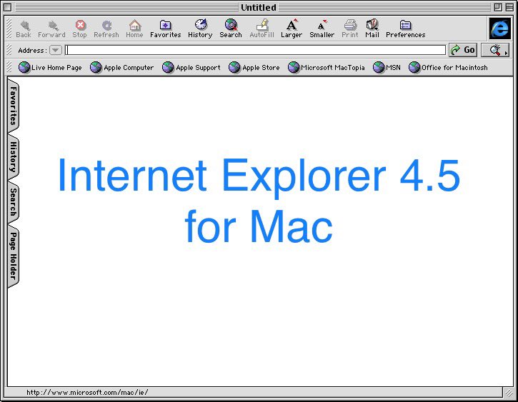 internet explorer 6.0 for mac